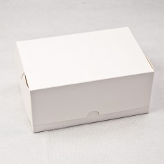 Коробка-контейнер для десертів і капкейків 180*120*80 Біла