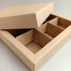 фото Коробка для 9-ти цукерок 145*145*29 кришка-дно Крафт