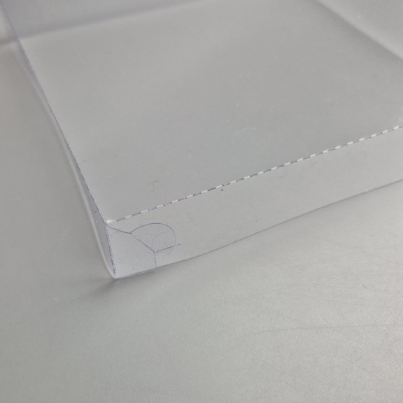 Коробка 150*150*30 на 9 цукерок крафт з кришкою ПВХ 