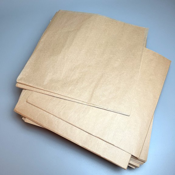 Крафт-папір у листах бурий/ підложка під піцу 400*400 (100шт)