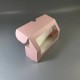 Картонна коробка для макаронс з віконцем 200*60*60 Рожева Картонна коробка для макаронс з віконцем 200*60*60 Рожева